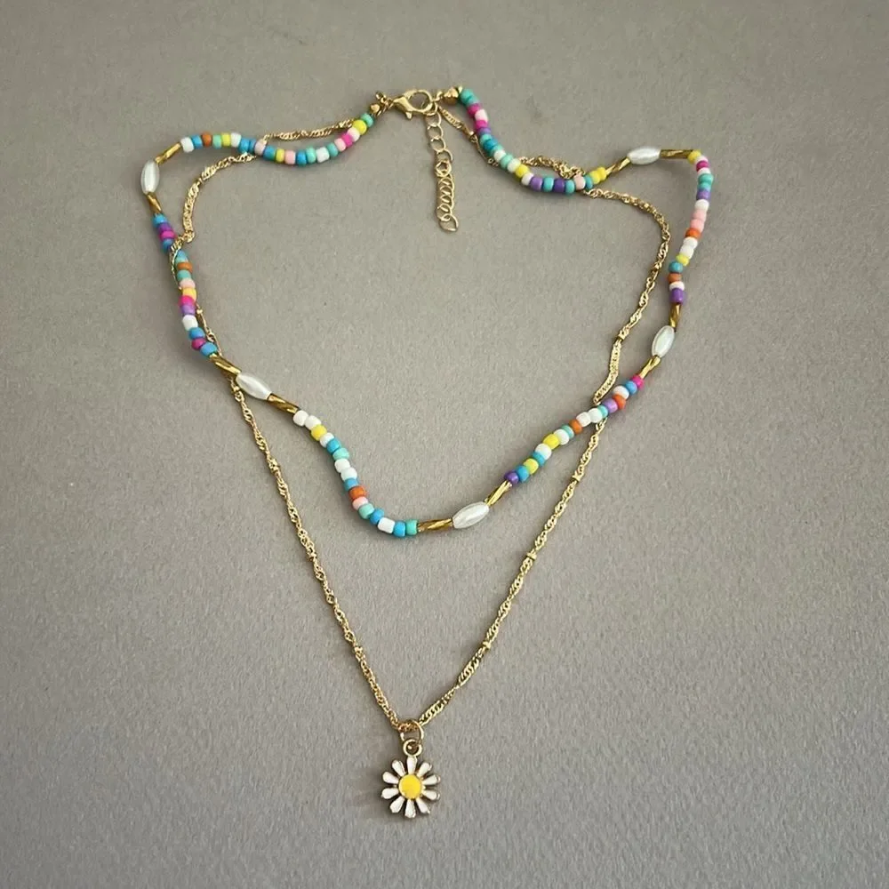 Daisy necklace A1293